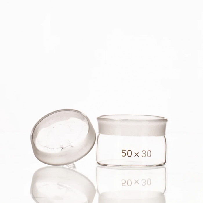 Стаканчик (бюкс) для взвешивания низкий 35 мл, СН 50 х 30 мм, шлиф 45/10