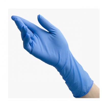 Перчатки медицинские одноразовые нестерильные &quot;BENOVY&quot; из натурального латекса текстурированные неопудренные с однократной хлоринацией повышенной прочности, размер: XL, 25 пар