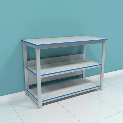 Стол лабораторный с открытыми полками ПР.ЛСВ.2П.120.60.90 Н