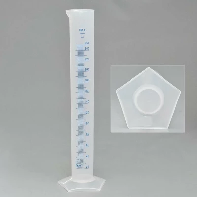 Цилиндр мерный 250 мл, п/п, синяя градуировка, Kartell