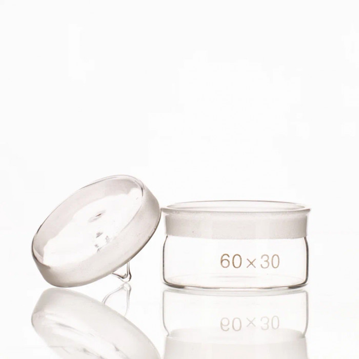 Стаканчик (бюкс) для взвешивания низкий 50 мл, СН 60 х 30 мм, шлиф 54/9