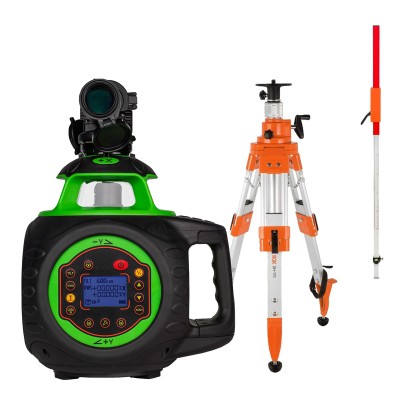 Комплект: ротационный нивелир AMO ROTOR 600G с калибровкой + штатив RGK SH-170 рейка RGK LR-2