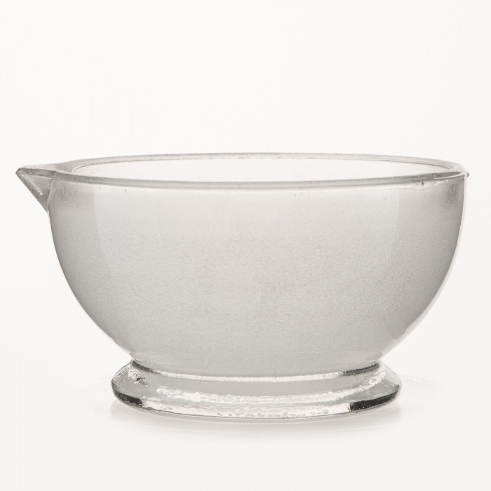 Ступка стеклянная с пестиком, диаметр 120 мм