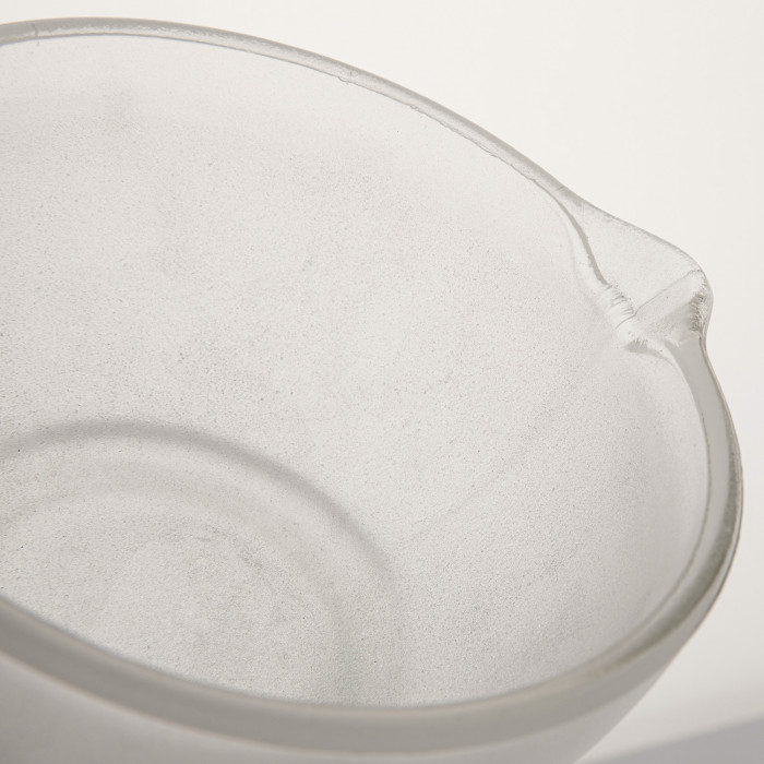 Ступка стеклянная с пестиком, диаметр 120 мм