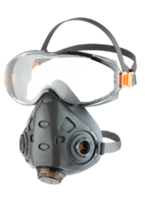 9500-L Полумаска фильтрующая с интегрированными очками Air Optics 9500 Jeta Safety, размер L
