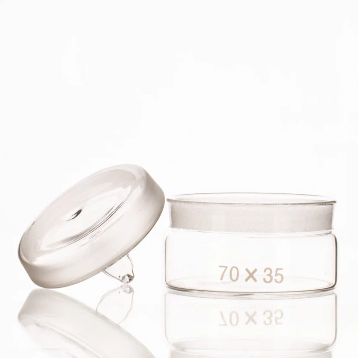 Стаканчик (бюкс) для взвешивания низкий 70 мл, СН 70 х 35 мм, шлиф 65/11