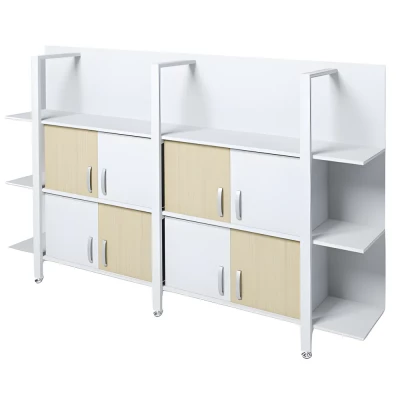 Офисный стеллаж МО-СТ2-4П1 размеры 2250х1350х380 мм