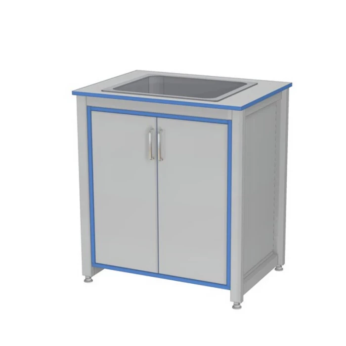 Стол-мойка лабораторный (раковина из нержавеющей стали) ПР.МЛН.80.60.90