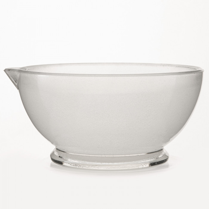 Ступка стеклянная с пестиком, диаметр 150 мм