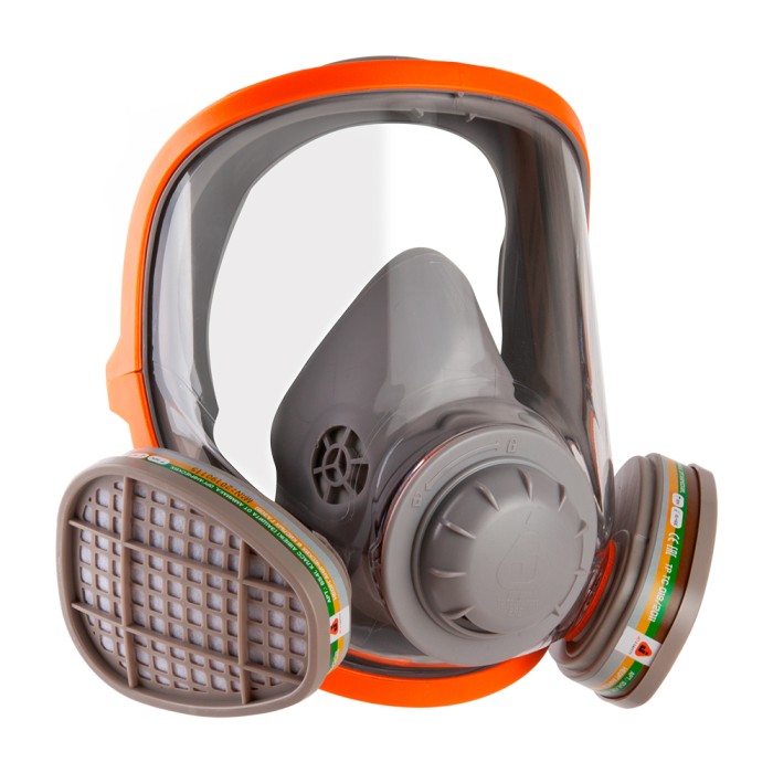 6541 Фильтр противогазовый Jeta Safety для защиты от органических, неорганических, кислых газов и аммиака класса A1E1B1K1, в упаковке 2 шт