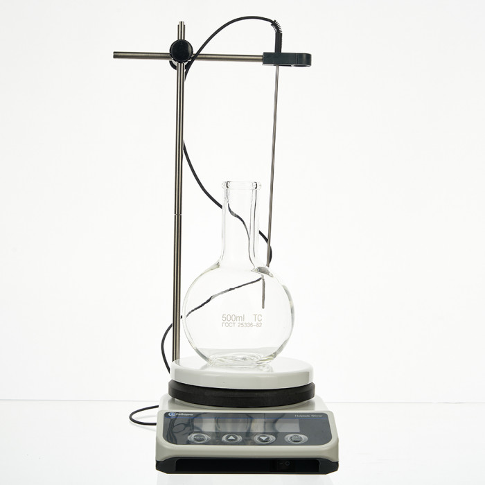 Магнитная мешалка с подогревом 5 л, 50-1500 об/мин, с датчиком температуры, рабочая поверхность 135 мм, нагрев до 260 °C, Лаборио HS5S