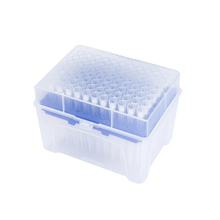 Наконечник с фильтром в штативах 1000 мкл-96 штук