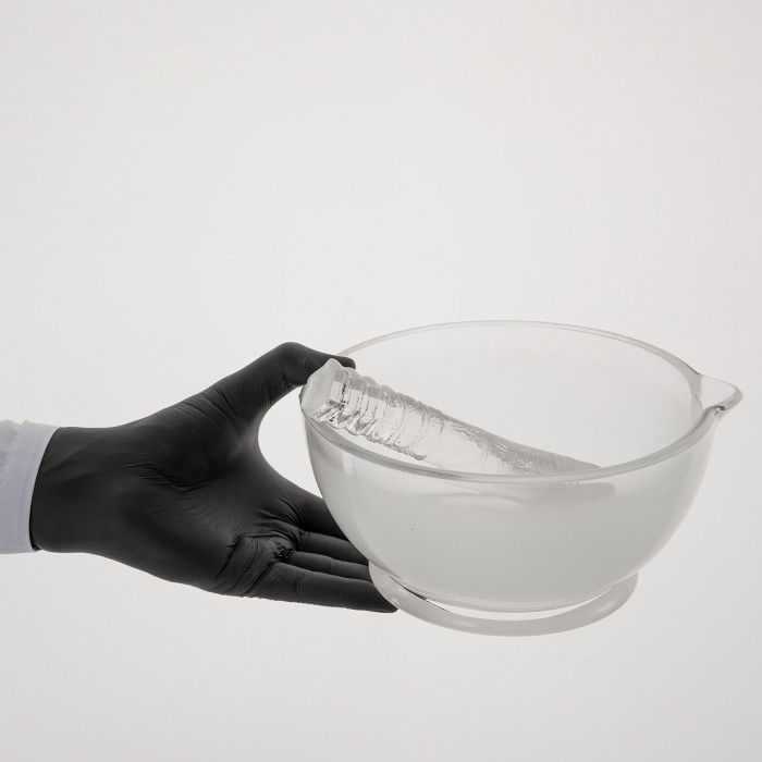 Ступка стеклянная с пестиком, диаметр 180 мм