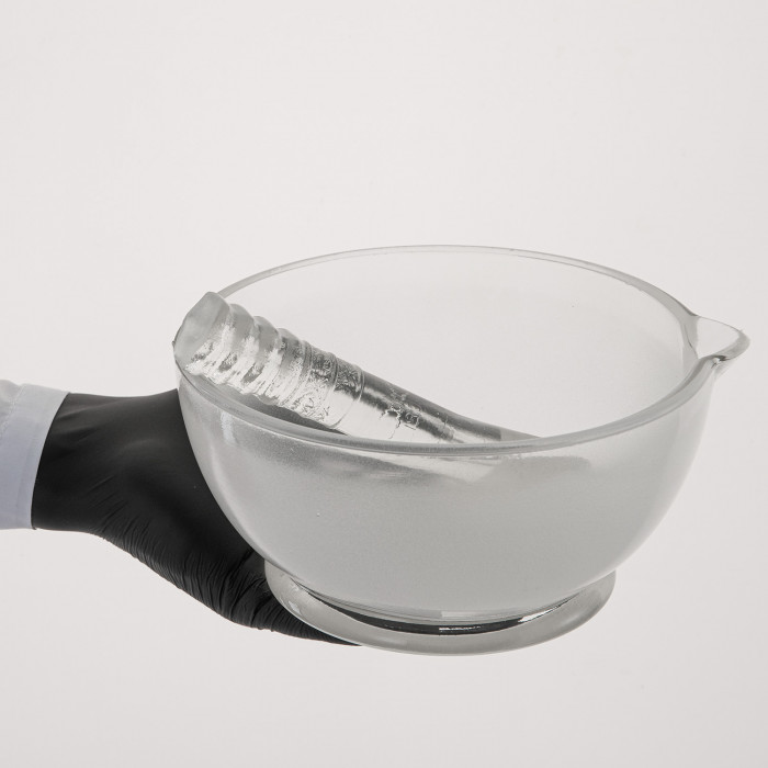 Ступка стеклянная с пестиком, диаметр 180 мм