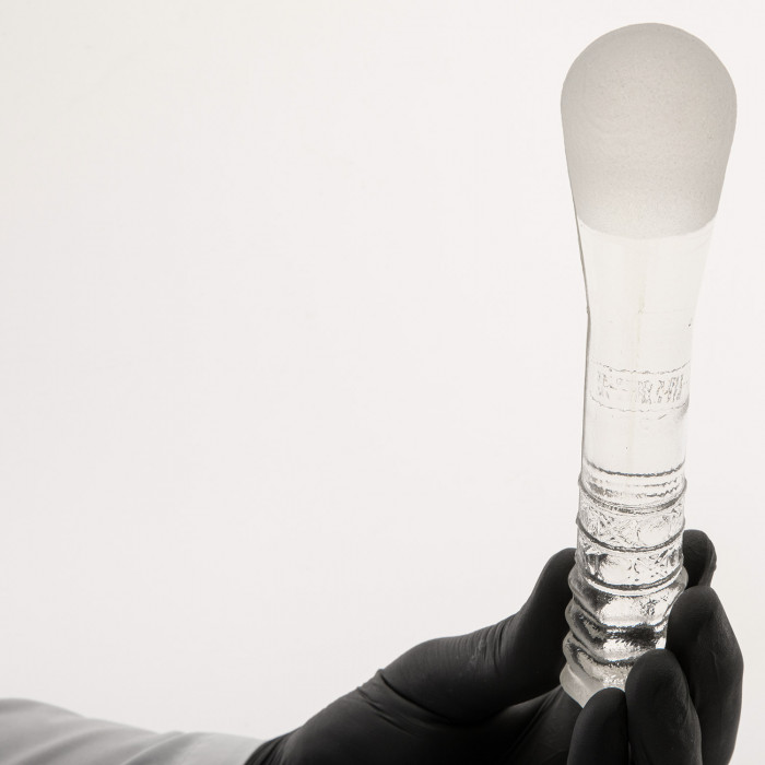 Ступка стеклянная с пестиком, диаметр 180 мм