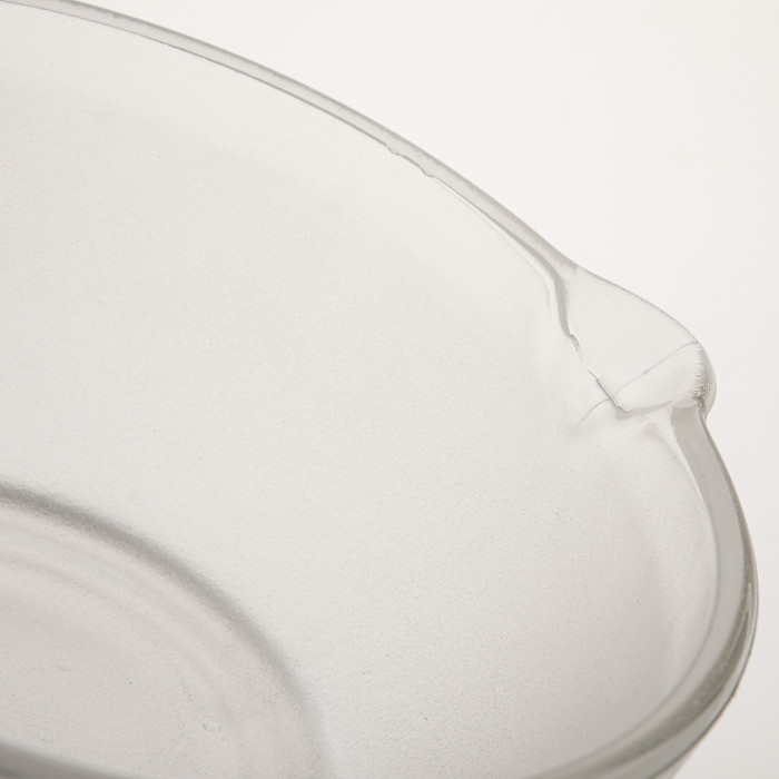 Ступка стеклянная с пестиком, диаметр 180 мм