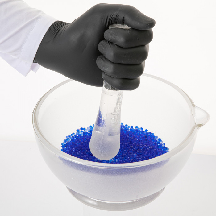 Ступка стеклянная с пестиком, диаметр 180 мм