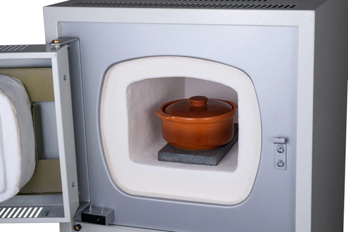 Муфельная электропечь 10 л, 1100 С, ЭКПС-10 СПУ мод. 4003 (многоступенчатый терморегулятор, с вытяжкой)