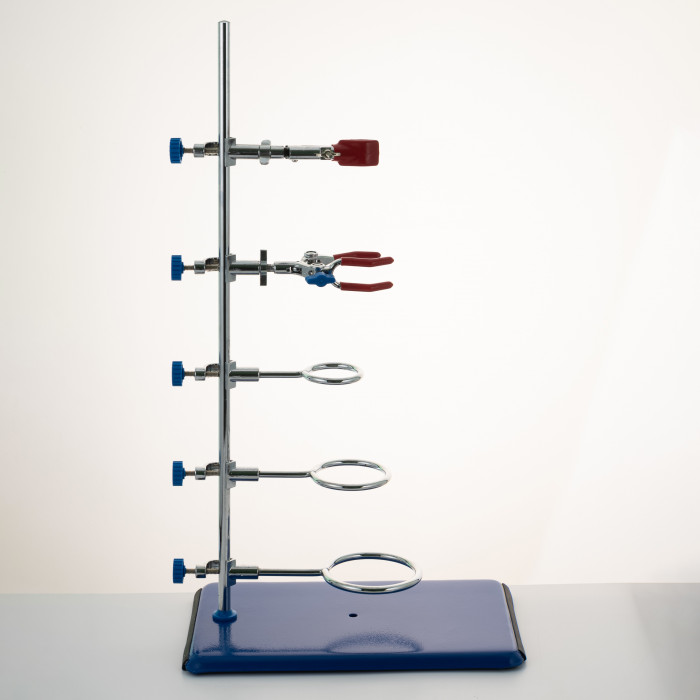 Штатив лабораторный для фронтальных работ ШФР-ММ (2 лапки, 3 кольца)
