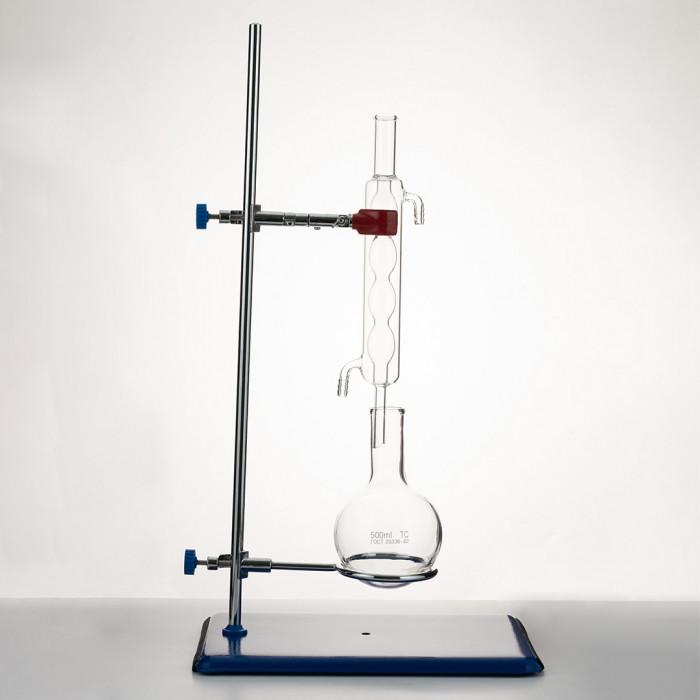 Штатив лабораторный для фронтальных работ ШФР-ММ (2 лапки, 3 кольца)
