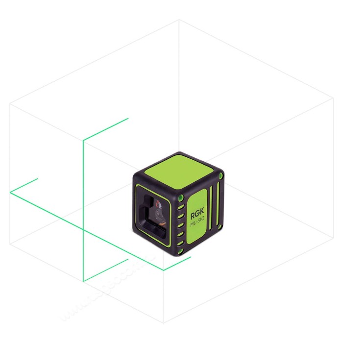 Лазерный уровень RGK ML-31G с калибровкой