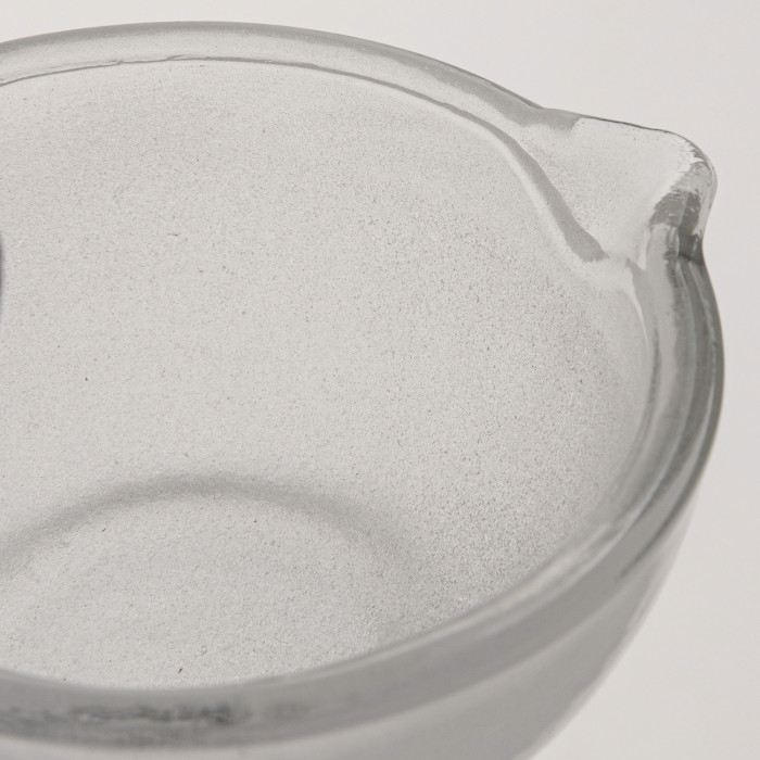 Ступка стеклянная с пестиком, диаметр 60 мм