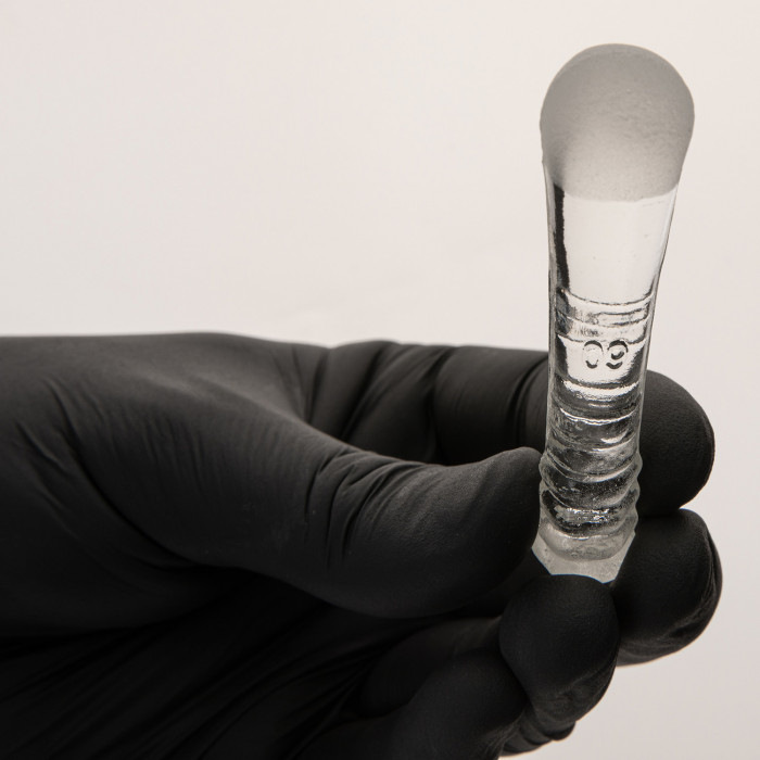 Ступка стеклянная с пестиком, диаметр 60 мм