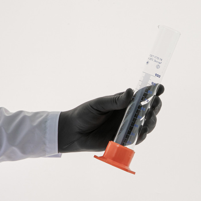 Цилиндр 100 мл (мерный: исполнение 3 - на полиэтиленовом основании), Цилиндр 3-100-2