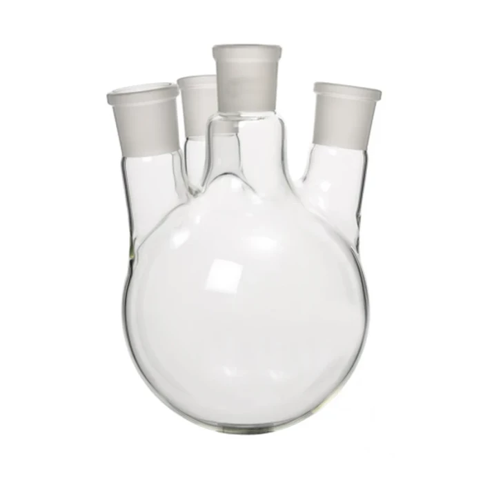 Колба четырехгорлая 250 мл, КГУ-4-1-250-29/32-14/23-14/23-14/23