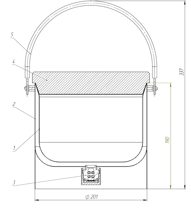 Криоведро 3л СДЦП-3/190, Криомаш